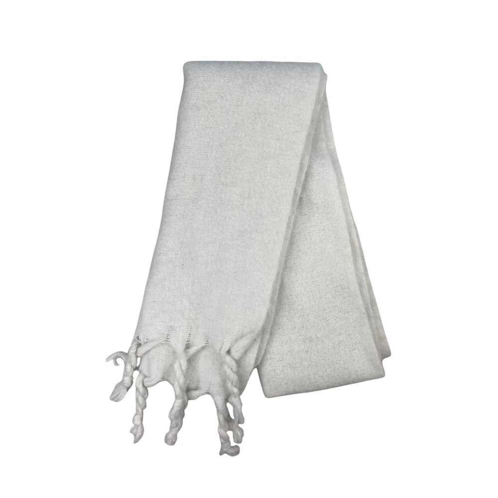Womens Wool Viscose Blend Scarf Soft Warm Winter Fall Accessory 20/80 Wool/Vis